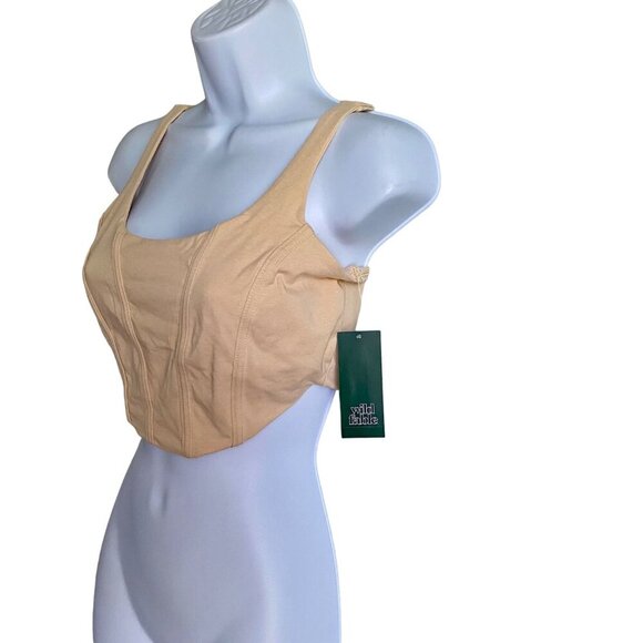 Wild Fable Beige Corset Style Crop Top XS NEW NWT - Picture 5 of 6
